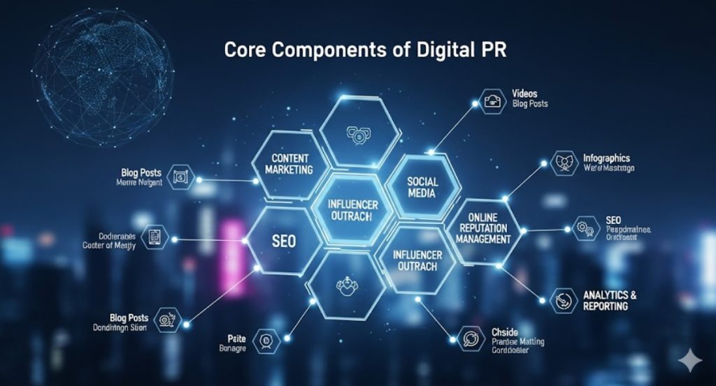 Core Components of Digital PR