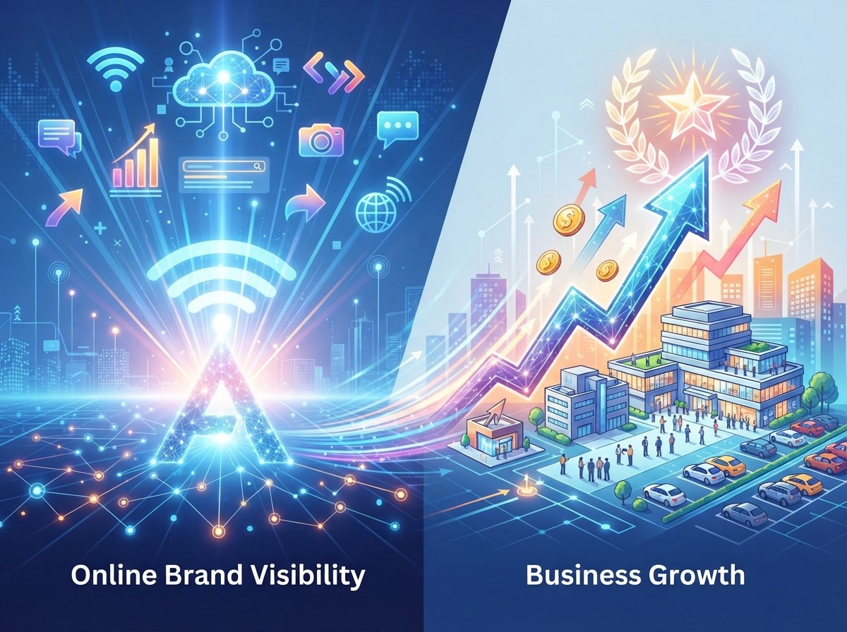 Online Brand Visibility  Business Growth